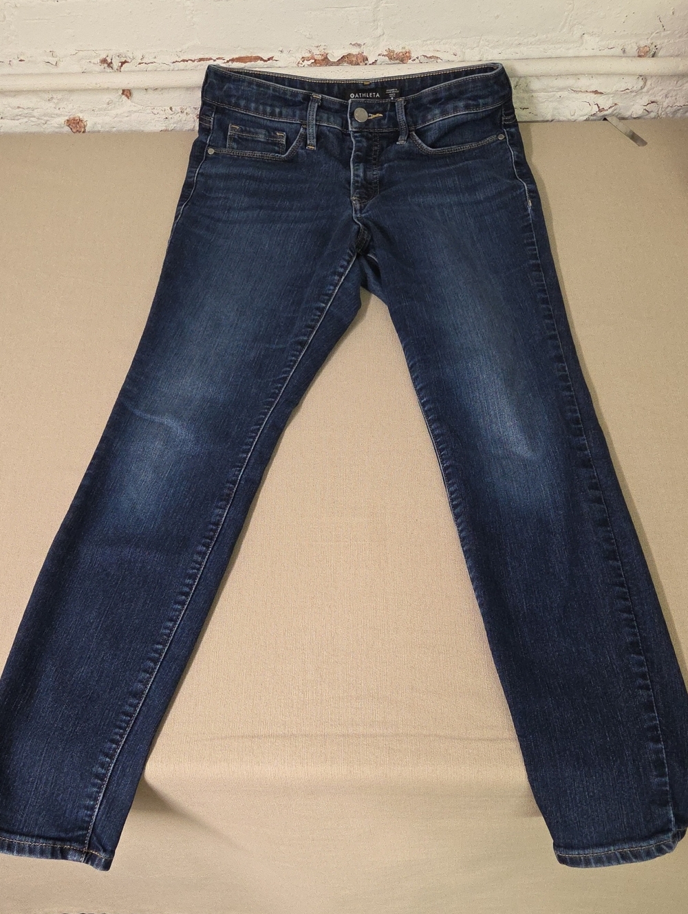 Athleta Skinny Jeans in Dark Indigo Size 8 - Picture 1 of 7